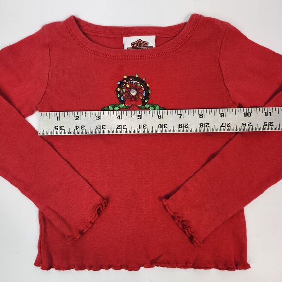 Kids Harley Davidson Christmas Motorcycle Biker Core Mob Wife Punk Holiday Event - Picture 7 of 8